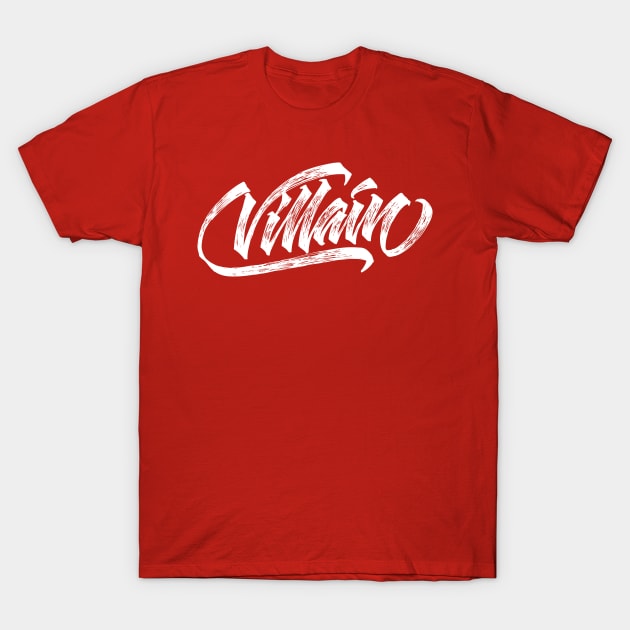 Villain White T-Shirt by Already Original